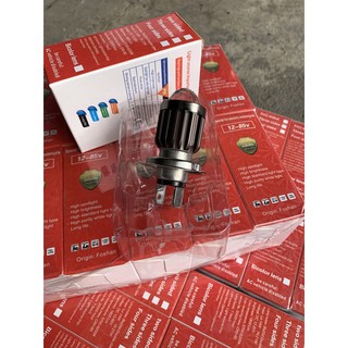Đèn pha led bi cầu 2 mầu cos vàng pha trắng hot