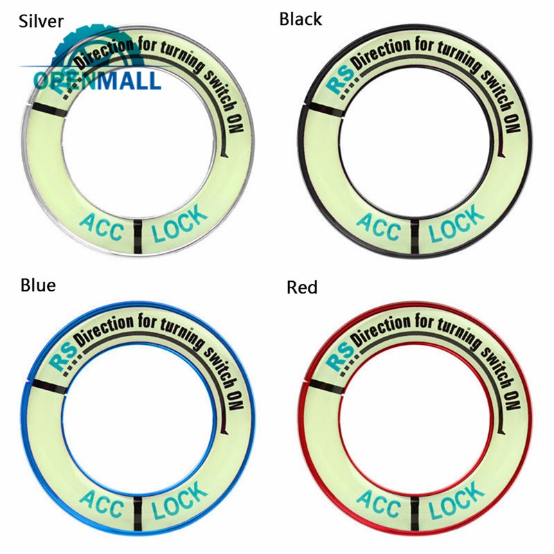 Miếng dán dạ quang trang trí công tắc điện xe ô tô độc đáo