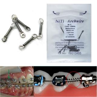 Bộ 10 dây lò xo hỗ trợ niềng răng nha khoa 6/9/12mm