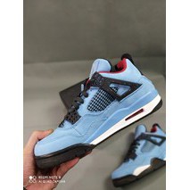 Nike Exclusive Genuine Nike Travis Shoes Scott X Air Jordan 4 Basketball Shoes Men's Sports Shoes