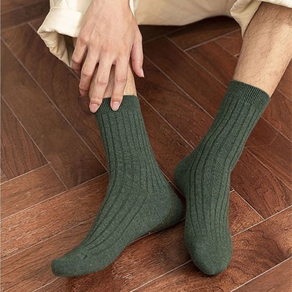 Tất cotton mềm mại thoáng khí thời trang xuân thu dành cho nam nhiều màu tùy chọn