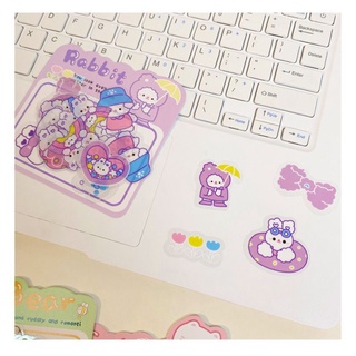 Túi 30 hình dán sticker pet trang trí sổ