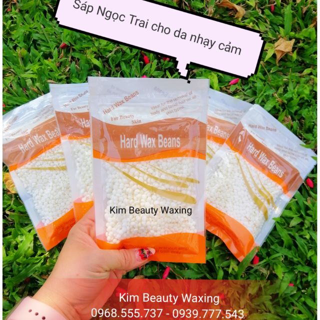 (Tặng que gỗ) Sáp wax lông nóng dạng hạt Hard wax beans Preal 100g chuyên dùng cho Bikini và da nhạy cảm