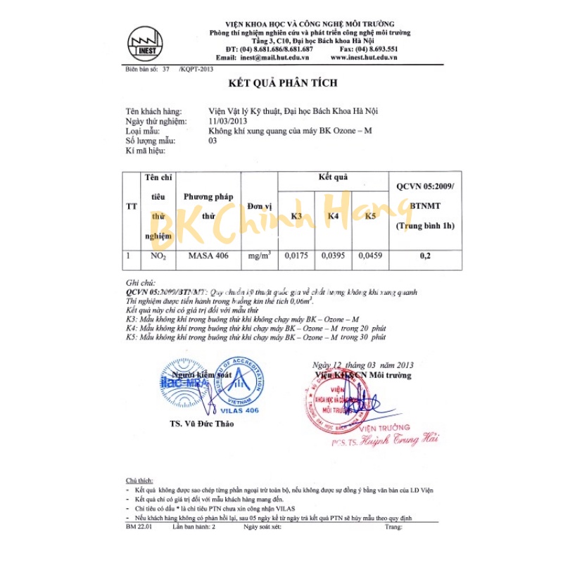 Máy BK OZONE M06 Khử Độc Rau Củ, Thực Phẩm, Máy Ozone + Cảnh Báo Dò Rỉ Khí Gas