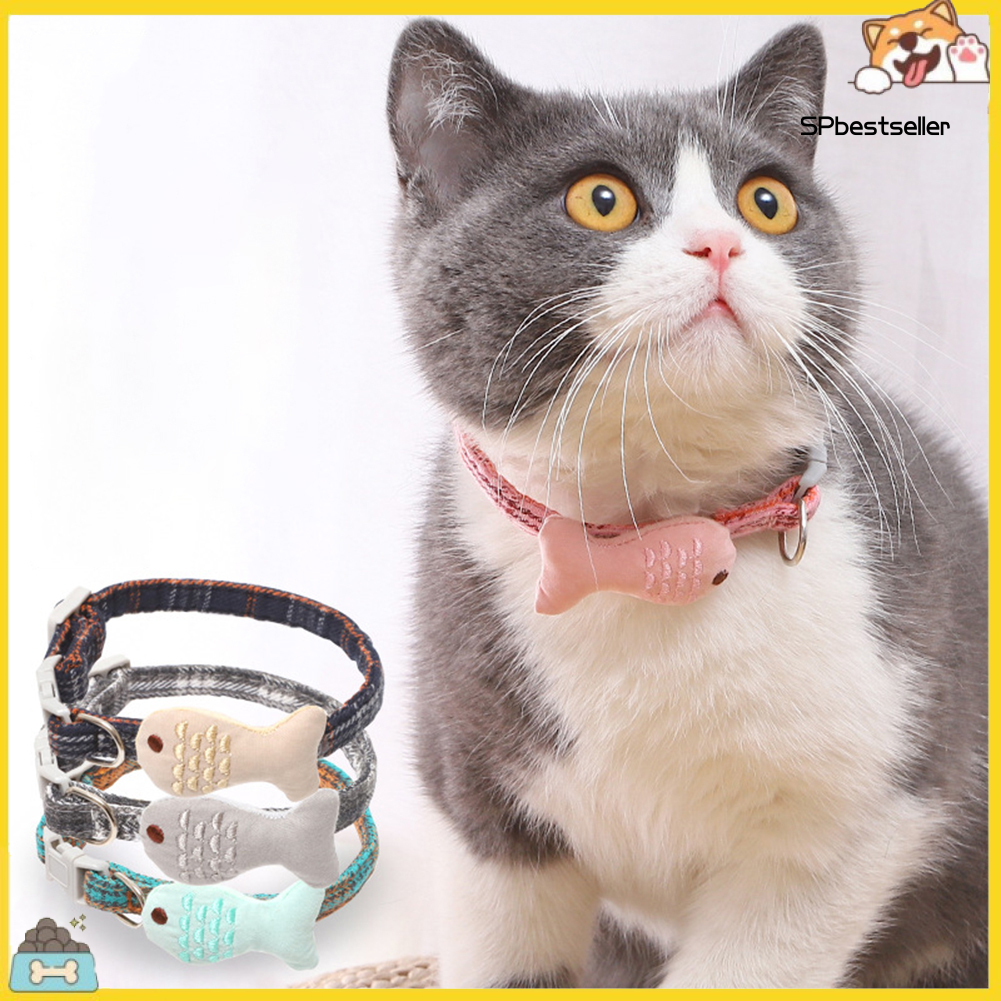 Vòng Cổ Choker Thêu Ô Vuông Mặt Mèo Xinh Xắn