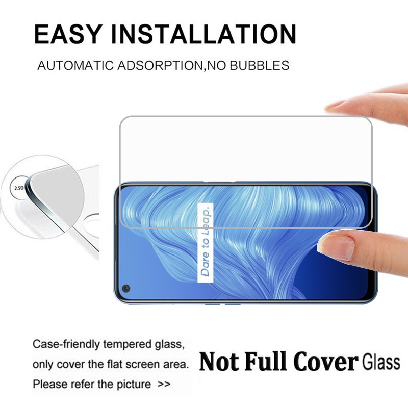 Kính cường lực bảo vệ toàn màn hình cho OPPO Realme Reno3 Reno4 A52 A53 A55 A71 A72 A73 A77 A79 A83 A91 A9