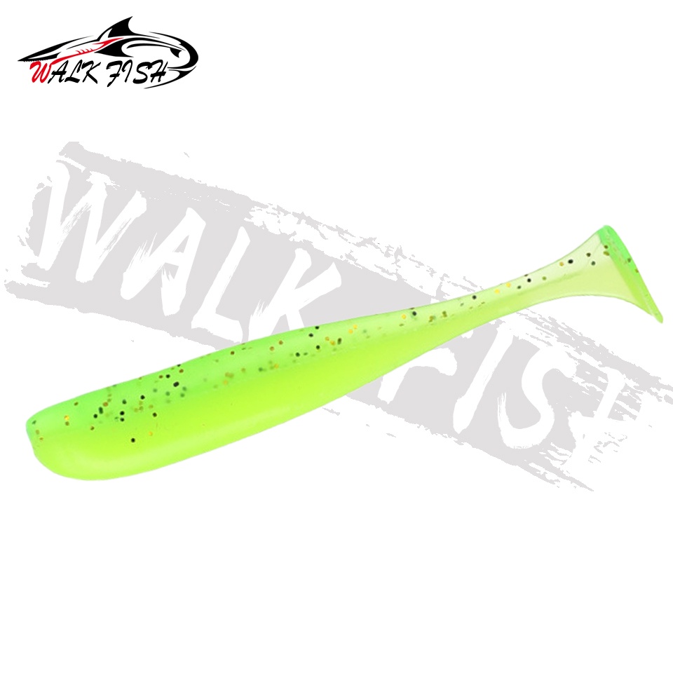 Hộp 50 mồi câu cá giả WALK FISH hình chữ T 5cm 5.5cm 6cm 7cm