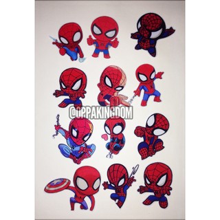 Bộ sticker ủi siêu anh hùng: Người nhện, captain A, Thor, Loki