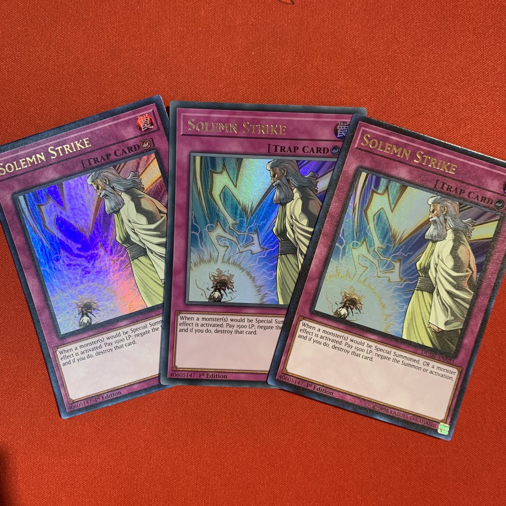 [EN-JP][Thẻ Bài Yugioh Chính Hãng] Solemn Strike