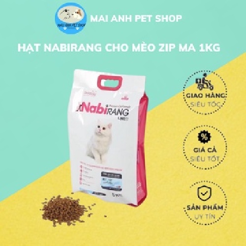 Thức ăn hạt khô cho mèo hàn quốc nabirang 400g