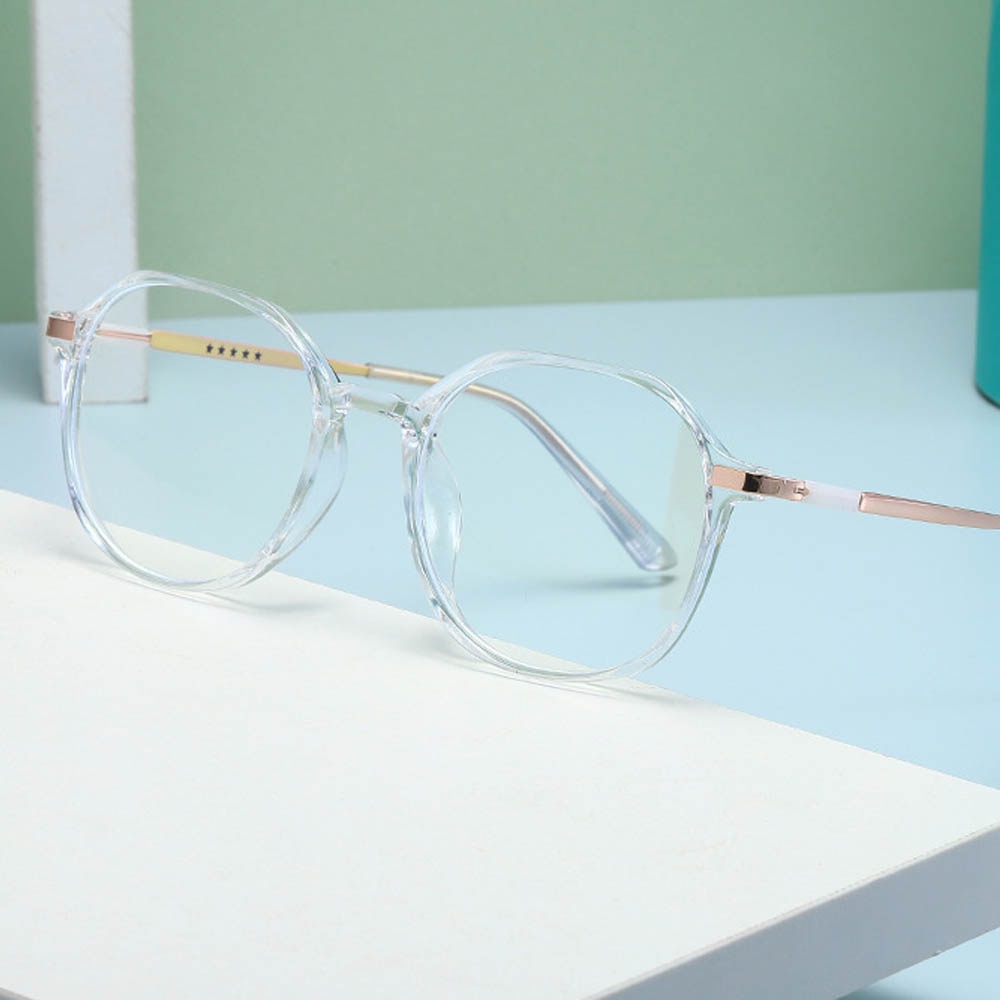 Mắt kính gọng phẳng nhiều màu siêu nhẹ chống tia UV phong cách thời trang cho nam và nữ