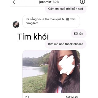 Nhuộm tóc tông TÍM