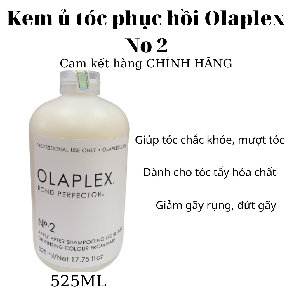 Olaplex Số 2 Phục Hồi Cho Tóc Cháy Nát Hư Tổn Nặng 525ml