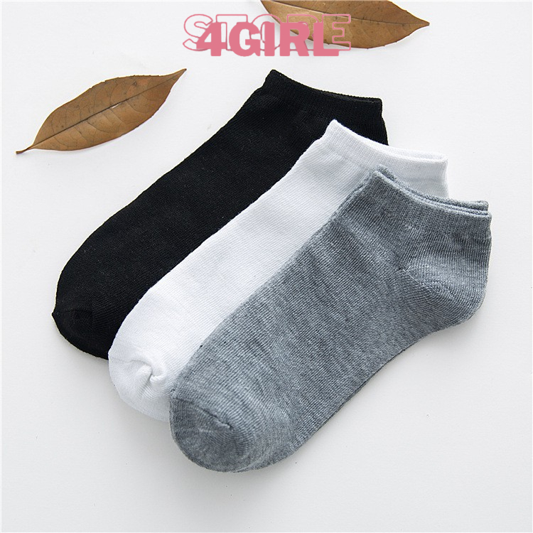 Tất Vớ Trơn Cổ Ngắn Unisex Store4girls