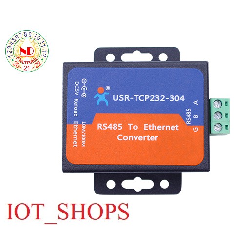 RS485 to ethernet - Bộ chuyển đổi RS485 sang TCP/IP Ethernet USR-TCP232-304