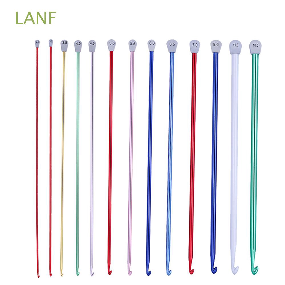 Móc kim đan len bằng nhôm kích thước 2.5mm-11mm chất lượng cao