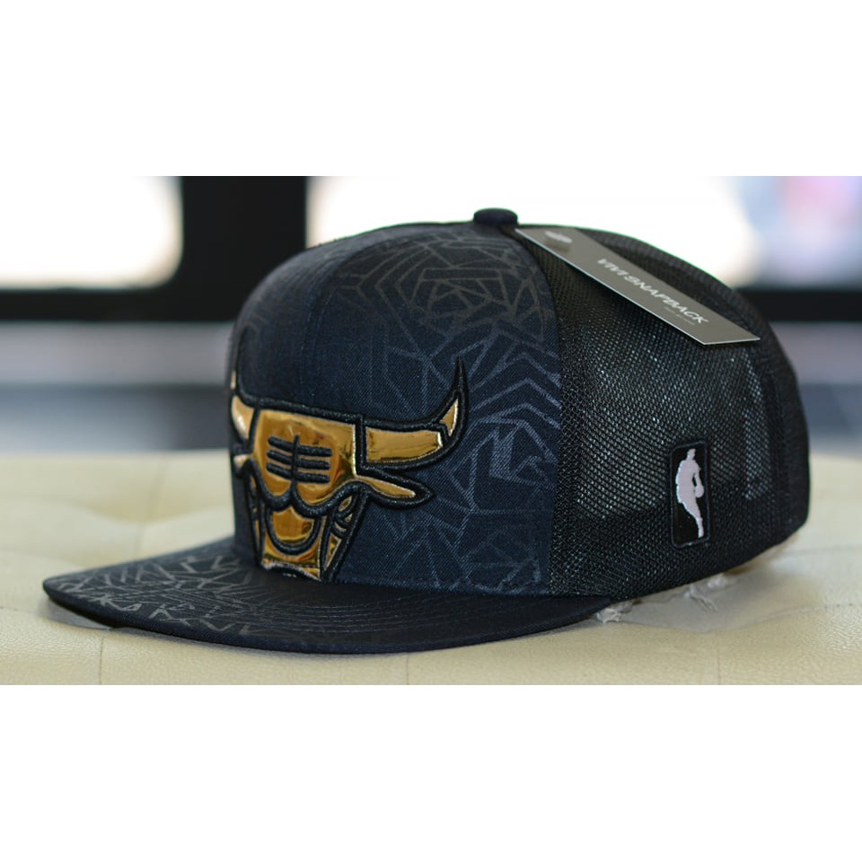 Nón Chicago Bulls Carat Cropped XL snapback (Hình chụp thật)