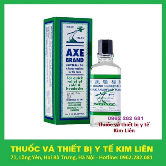DẦU GIÓ TRẮNG HIÊỤ CÂY BÚA