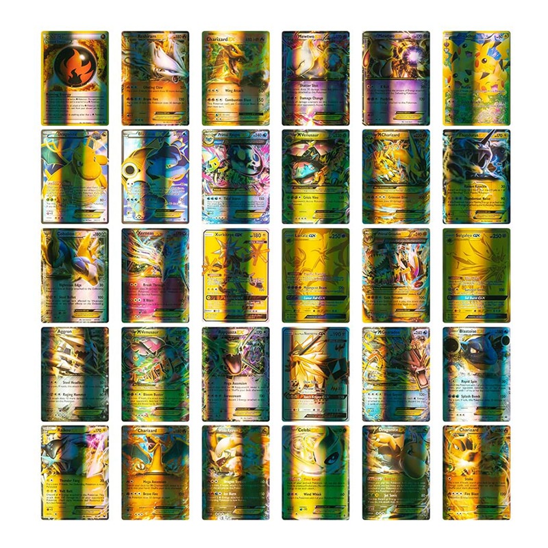 Set 100 Tấm Thẻ Bài POKEMON TCG