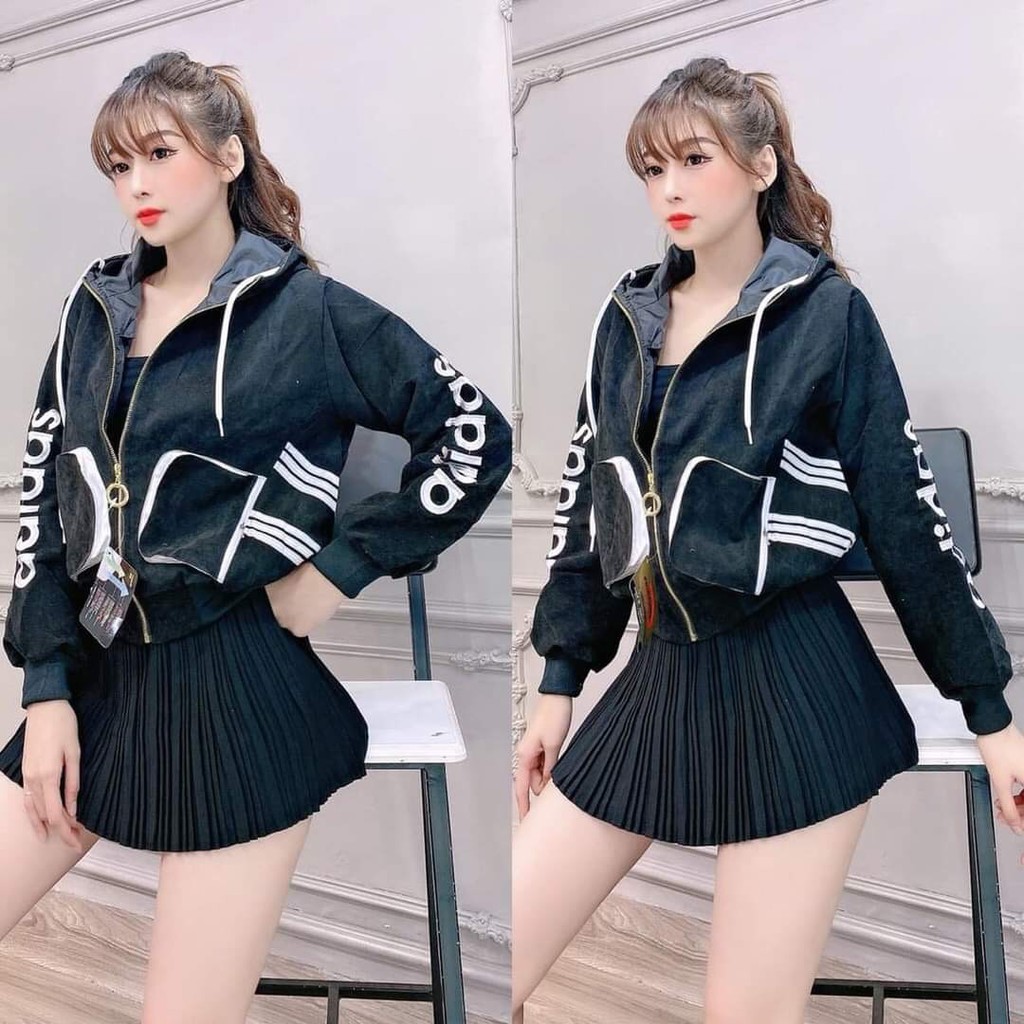 {FREESIP MAX} ÁO KHOÁC CHỐNG NẮNG NỮ CHẤT LIỆU VẢI DÙ 2 LỚP THỜI TRANG PHỐI TÚI XINH XẮN, DÂY KHÓA KÉO CHẮC CH | BigBuy360 - bigbuy360.vn