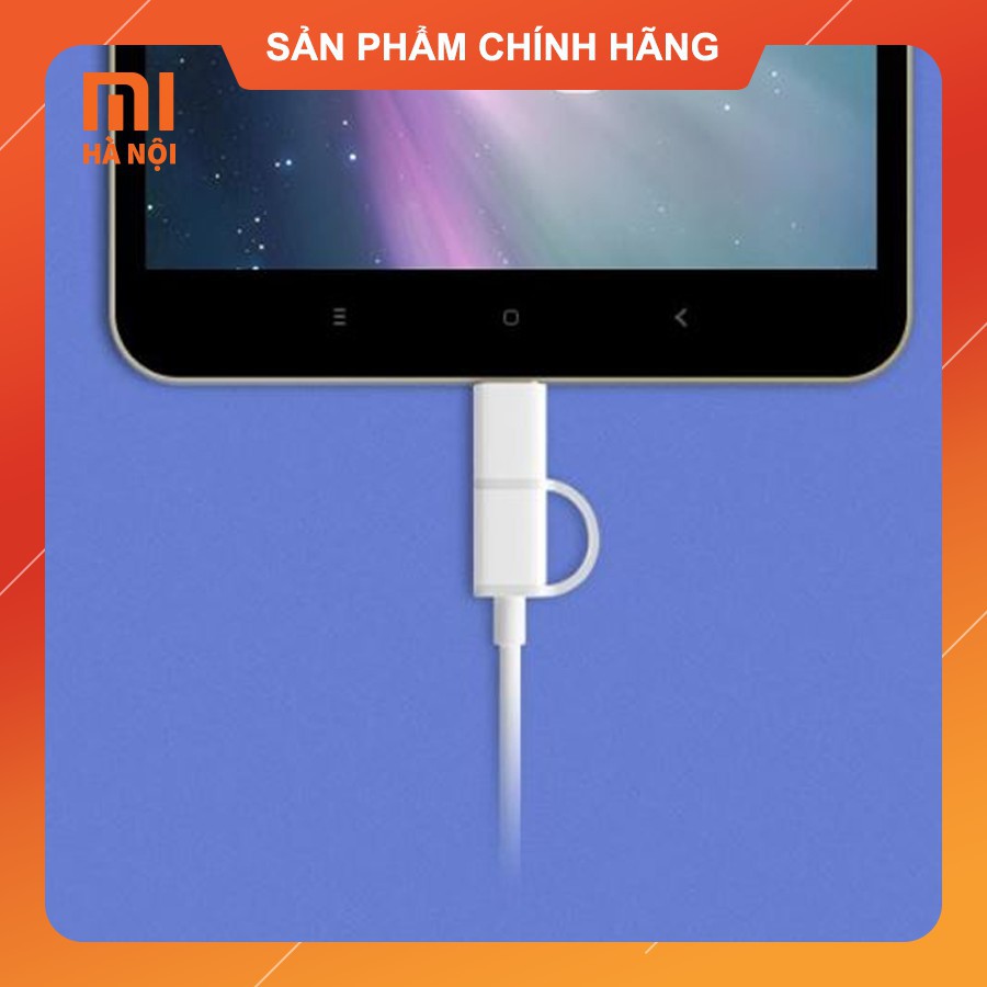 Cáp Sạc Nhanh 2 Trong 1 USB Type-C / Micro USB Xiaomi - ZMI AL511 dài 0.3M