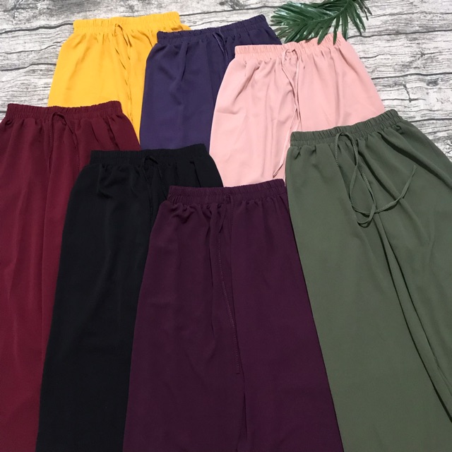 Quần ống rộng ( KÉO qua xem màu và ảnh thật. chất xốp thái. sỉ trên 3 cái giá 55k) | BigBuy360 - bigbuy360.vn