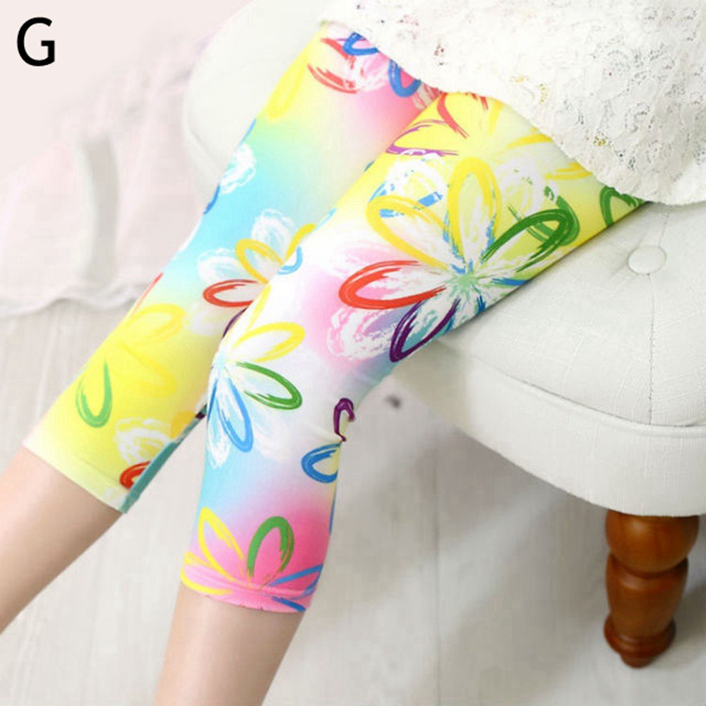 Quần Legging Hoa Bướm Cho Bé Gái