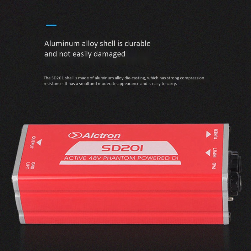 Alctron SD201 Active DI Box Chuyển Đổi Hiệu Ứng Sân Khấu Chuyên Nghiệp