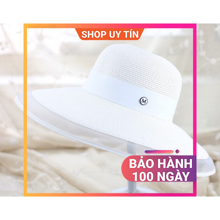 Mũ Đi Biển - Nón Cói Rộng Vành Vintage Cao Cấp Nữ Đẹp