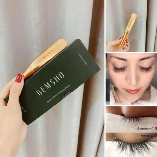 Serum dưỡng mi Gemsho Eyelash &amp; Eyebrow 3ml