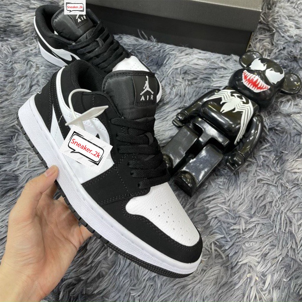 Giày Thể Thao Jordan 1 cổ thấp, Giày jordan 1 ghi xám cổ thấp nam nữ full bill + box -Tình Sneaker | BigBuy360 - bigbuy360.vn