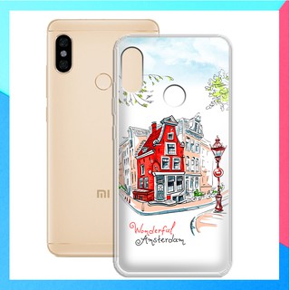 Ốp lưng Xiaomi Redmi Note 5/note 5 pro in họa tiết du lịch các nước tranh phong cảnh mùa hè - 01124 Silicone Dẻo