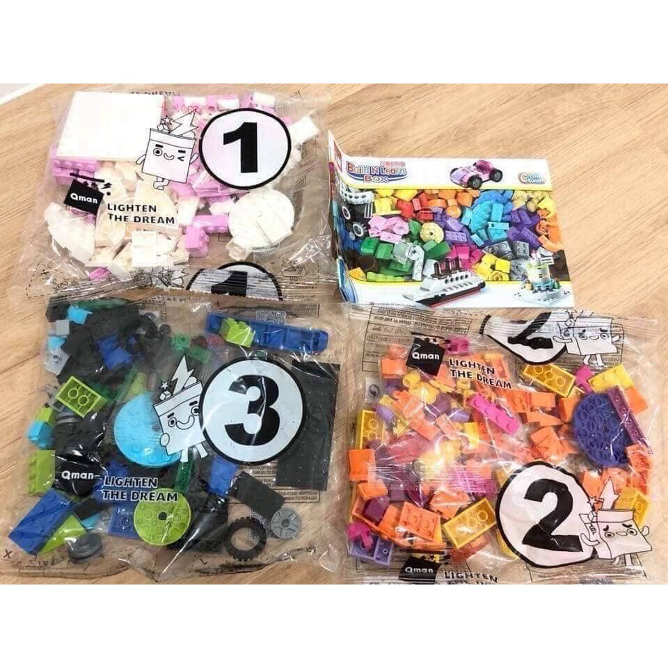 xếp hình lego 460 miếng.. cho các con thỏa sức sáng tao