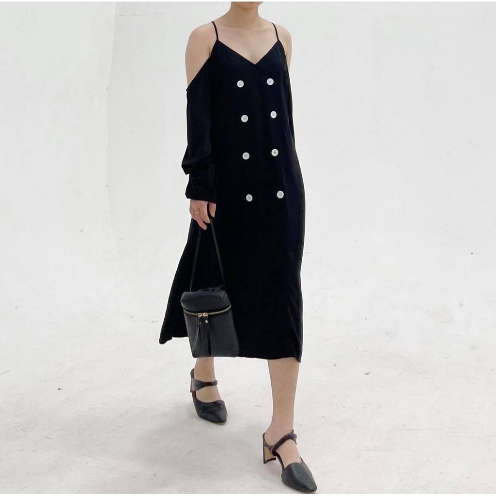 Modesty - Váy hai dây thân dài Veghetti Dress