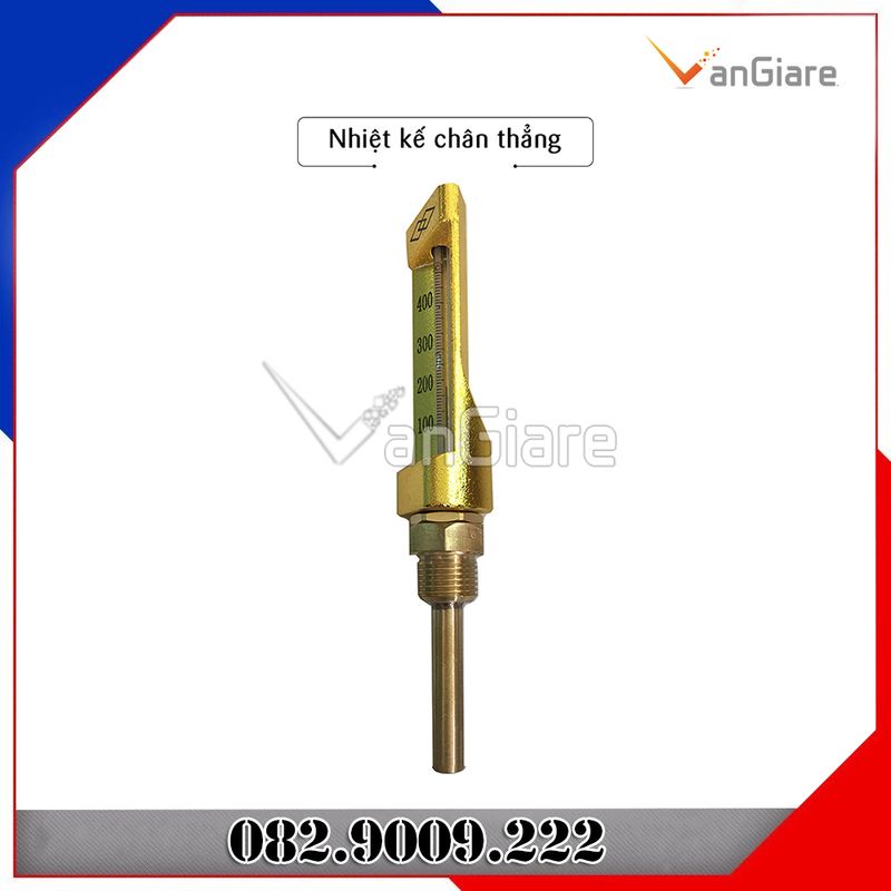 Nhiệt kế công nghiệp, nhiệt kế chân thẳng, nhiệt kế góc L đồng DK dùng cho HVAC, lò hơi