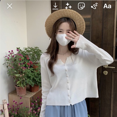 Áo Sweater Dệt Kim Thời Trang Mùa Thu Cho Nữ