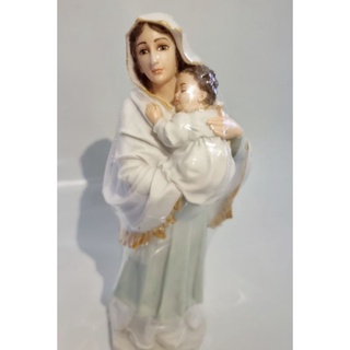 Tượng công giáo - Tượng Đức Mẹ Bồng Chúa 25cm