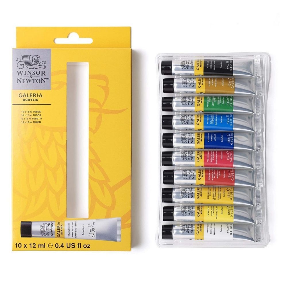 Set màu W&amp;N Galeria Acrylic Colour 10X12ml tubes