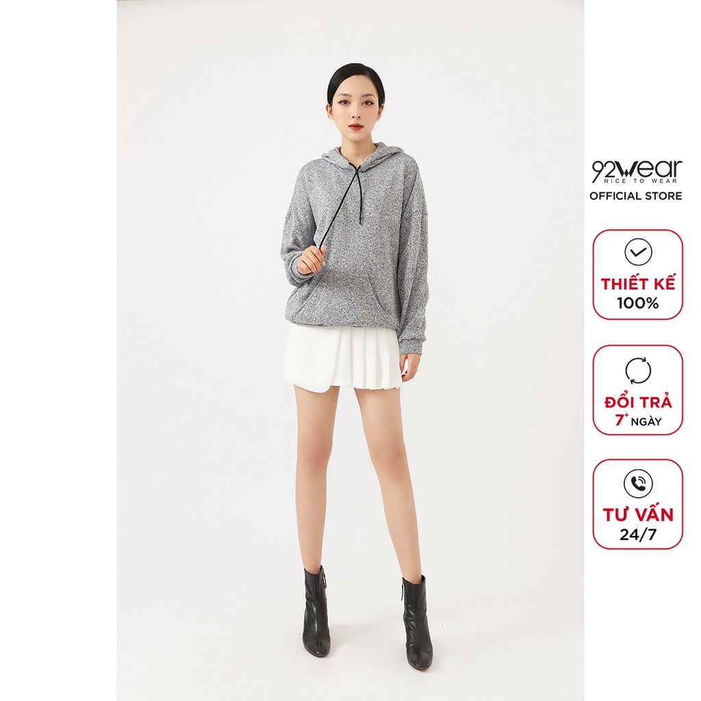 Áo hoodie nữ dài tay 92WEAR,  phong cách ulzzang, chất nỉ dày dặn ATA2172