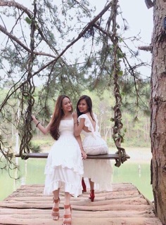 🎀 Đầm maxi tay cánh tiên