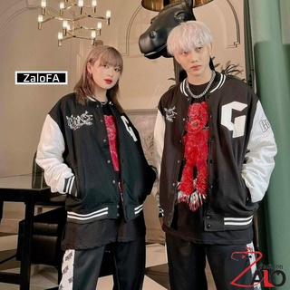 Áo khoác bomber dù GONG Unisex ulzzang nam nữ 2 lớp Jacket Bomber BABYTEE