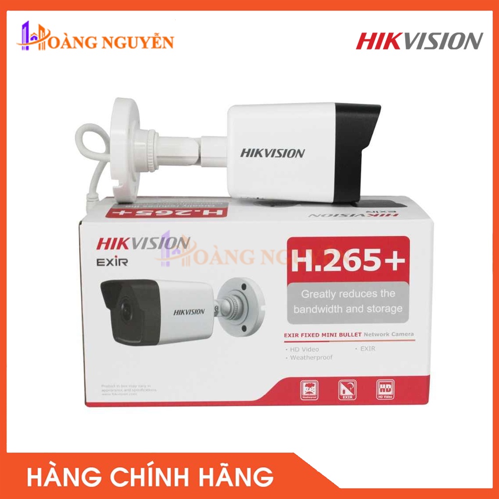 [NHÀ PHÂN PHỐI] Camera quan sát Hikvision DS-2CD1043G0E-I 4.0 Megapixel - Tầm Xa Hồng Ngoại 30m, Chuẩn Nén H265+