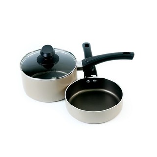 Bộ nồi chảo chống dính đáy từ Baby  Elmich  EL- 1167 Một quánh có vung và 1 chảo 16cm 2351167