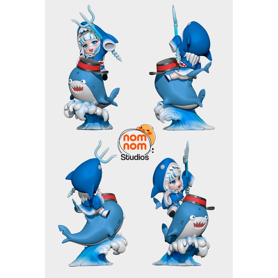 File in 3D mô hình Chibi Gawr Gura