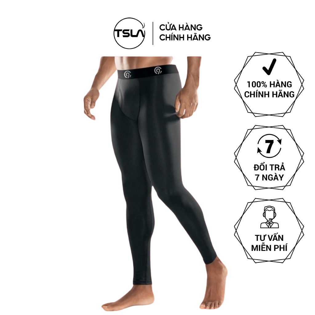 Quần legging thể thao giữ nhiệt nam C9 TSLA dạng lót nỉ tập gym đạp xe đá banh bóng rổ mùa lạnh thu đông Pro Combat