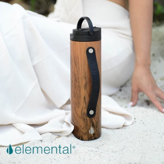  Bình giữ nhiệt Elemental Iconic Sport 590ml màu vân gỗ, giữ nhiệt vượt trội,inox 304