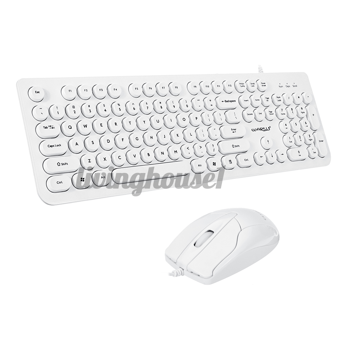 Bộ Bàn Phím Và Chuột Có Dây 104 Nút Bấm 3 Mức Dpi | BigBuy360 - bigbuy360.vn