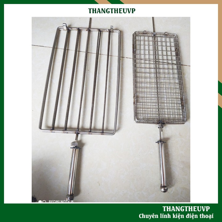 Vỉ nướng thịt cá inox cho máy quay thịt tự động