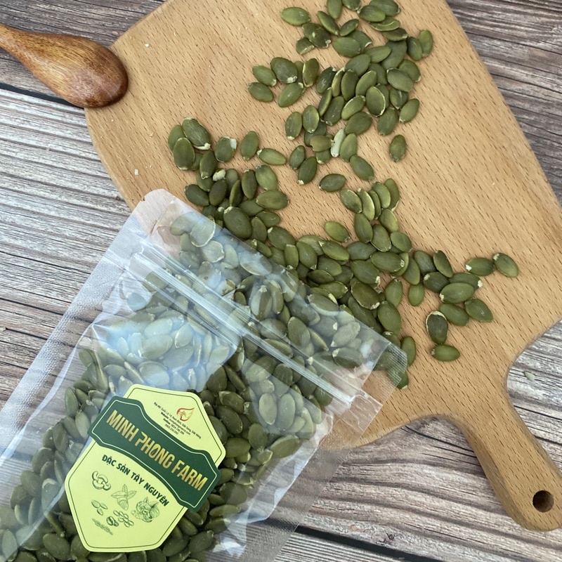100g Nhân Hạt Bí Xanh  - 100% nhân hạt bí làm sữa, làm bánh, chế biến món ăn