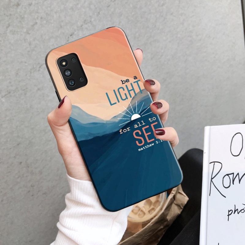 Ốp điện thoại mềm hình câu nói kinh thánh UL19 cho Realme C31 8i 9i 9 Pro Plus